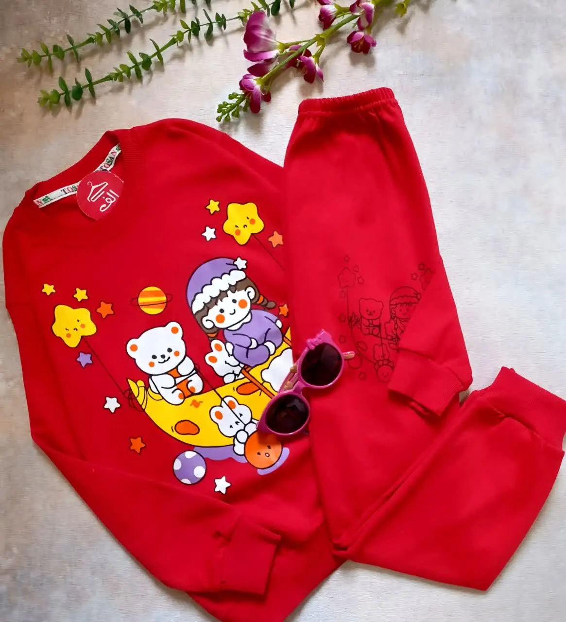 بلوز شلوار دخترانه کد 6279