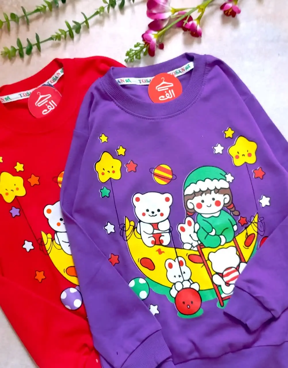 بلوز شلوار دخترانه کد 6279 - تصویر 3