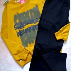 بلوز شلوار اسپرت دخترانه – پسرانه کد 6440