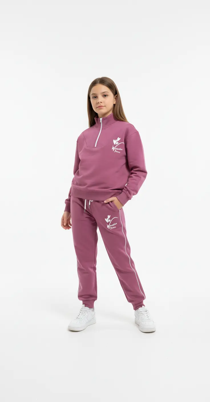 بلوز شلوار دخترانه کد 6347 - تصویر 7