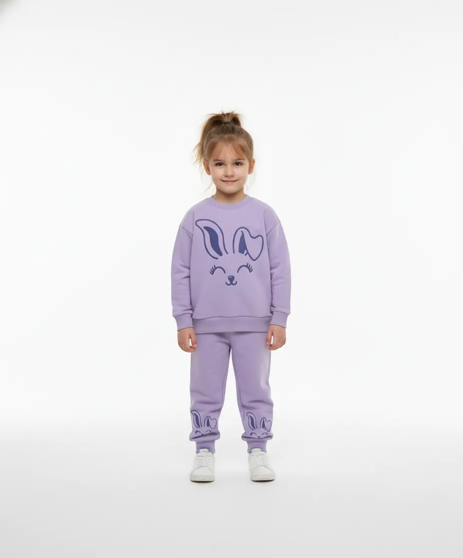 بلوز شلوار دخترانه کد 6369 - تصویر 3