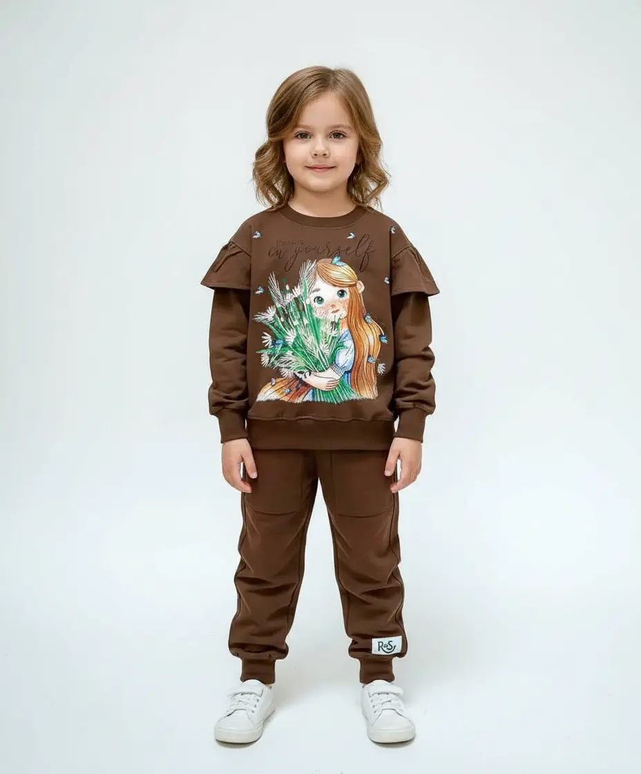 بلوز شلوار دخترانه کد 6411 - تصویر 4