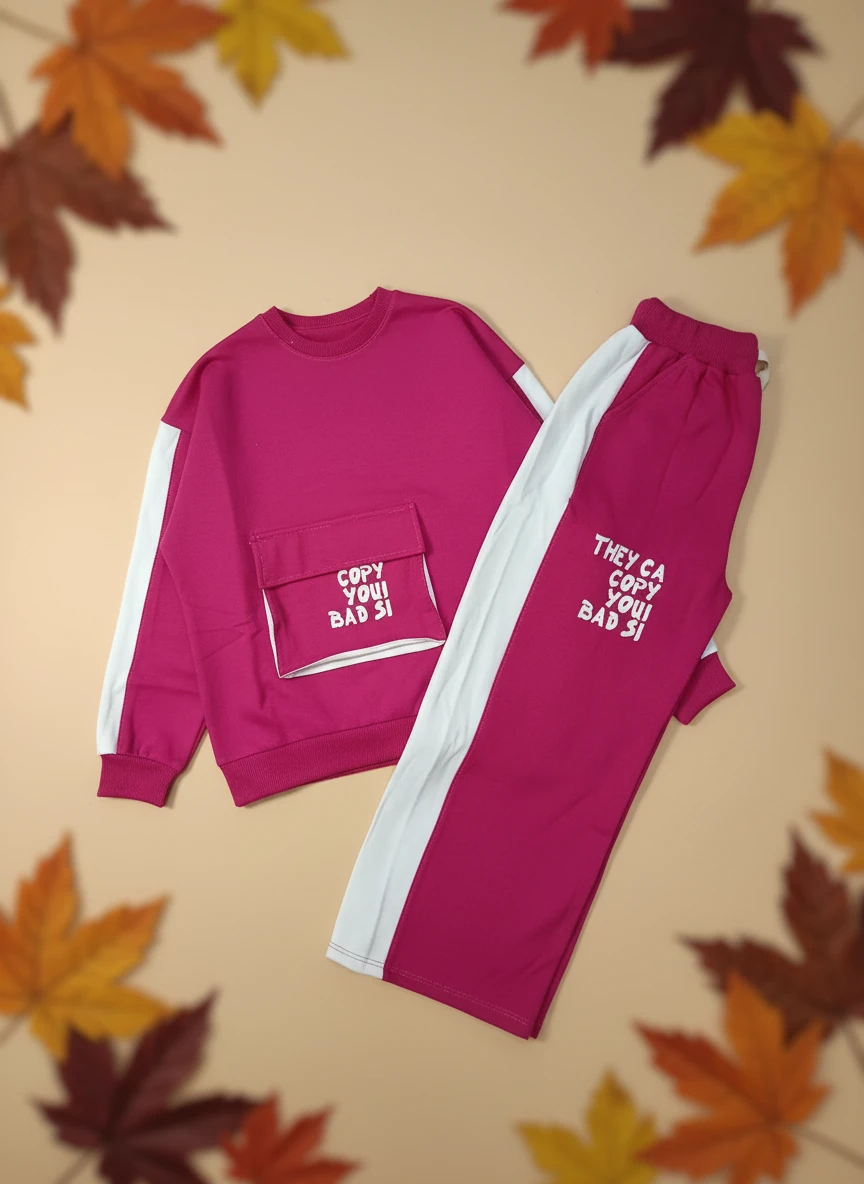 بلوز شلوار دخترانه کد 6447 - تصویر 6