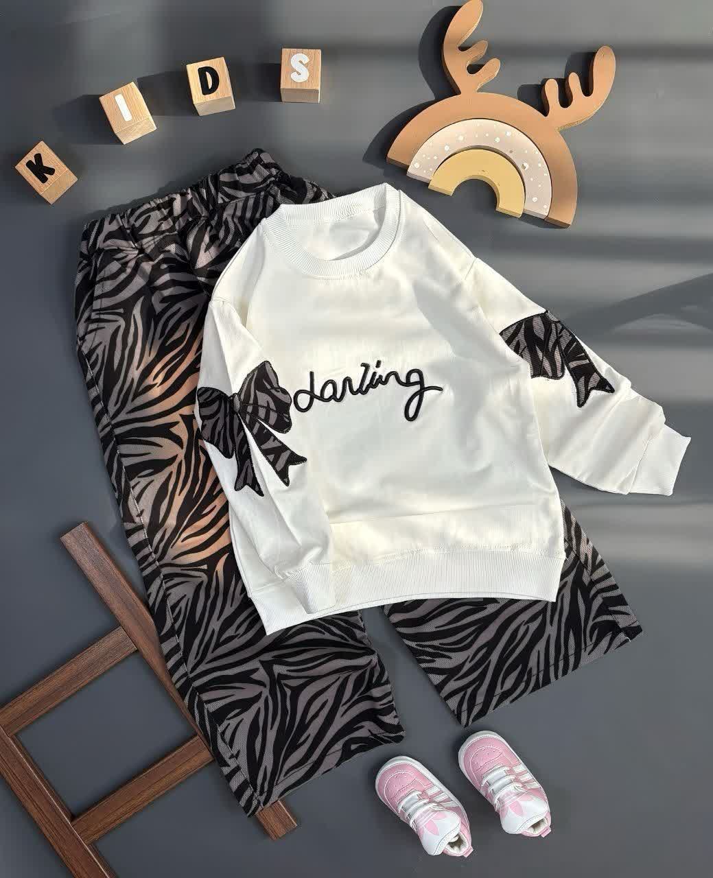 ست بلوز و شلوار کتان کد 6539