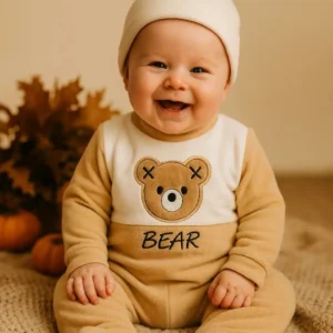 سرهمی مخمل نوزادی کد 6415